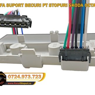 Skoda Octavia 2 mufa cu 6 fire pt suport becuri stopuri spate