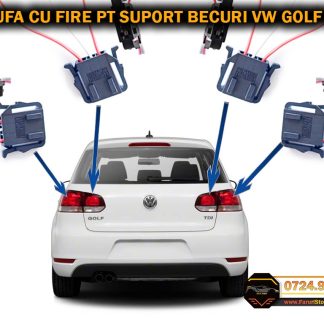 VW Golf 6 mufa cu 3 fire pt suport becuri din stopuri spate